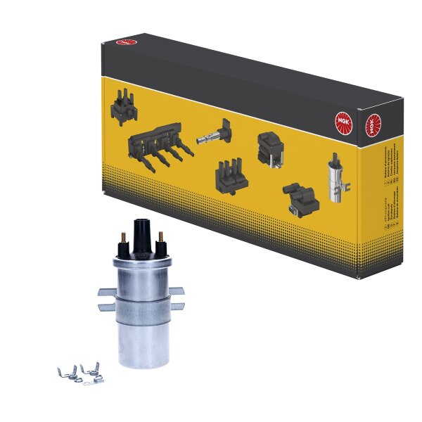 Zündspule DIN für Vorwiderstand 2 Kontakte NGK für BMW 3 NISSAN SKODA VW TOYOTA