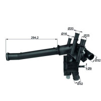 Thermostat coolant temp 109 °C with gasket MAHLE for...