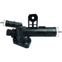 Thermostat coolant temp 89 °C with gasket MAHLE for...