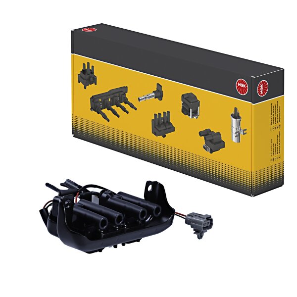 Zündspule Anschlussausführung DIN 4 Eingänge und Ausgänge NGK für MAZDA MX-5 I