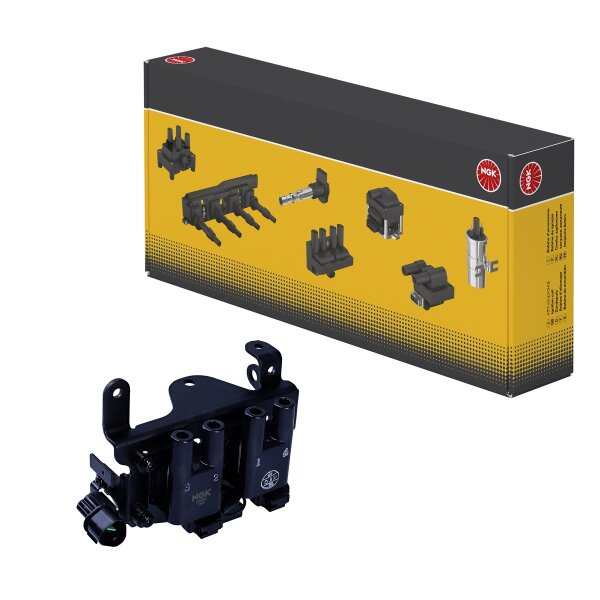 Ignition coil connector version DIN 4 inputs and outputs NGK for HYUNDAI GETZ