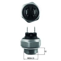 Temperaturschalter M22x1.5 2-polig 90°C-80°C...