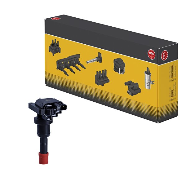 Ignition coil 2 inputs and outputs NGK for MITSUBISHI LANCER VII