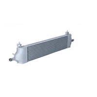 Intercooler 654 mm - 166 mm NRF suitable for e.g. NISSAN QASHQAI