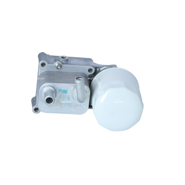 Housing oil filter with filter with oil cooler NRF for FORD FIESTA IV