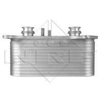 Oil cooler engine oil with sealing ring with seals NRF...