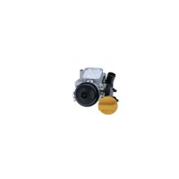 Housing oil filter with oil cooler filter NRF for e.g. FIAT PANDA