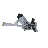 Housing oil filter with oil cooler filter NRF for e.g. FIAT EVO