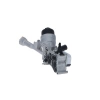 Housing oil filter with oil cooler filter NRF for e.g. FIAT EVO