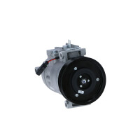 Air conditioning compressor 12 V Ø 125 mm R 134a 6SEU14C NRF for e.g. AUDI A6