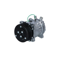 Air conditioning compressor 24 V Ø 119 mm R 134a SD7H15 NRF for various vehicles
