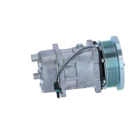 Air conditioning compressor 12 V Ø 133 mm SD7H15 NRF suitable for NEW HOLLAND