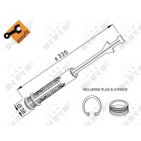 Trockner Klimaanlage Anti-Feuchtigkeit NRF passend für u.a. DAF CF