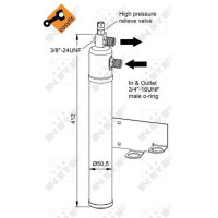 Trockner Klimaanlage Anti-Feuchtigkeit NRF passend für MERCEDES-BENZ ACTROS