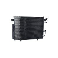 Air conditioning condenser with sealing ring NRF for e.g. MITSUBISHI PAJERO