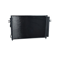 Air conditioning condenser with sealing ring NRF fits HYUNDAI GETZ