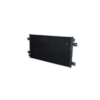 Kondensator Klimaanlage mit Dichtring NRF für u.a. OPEL MOVANO