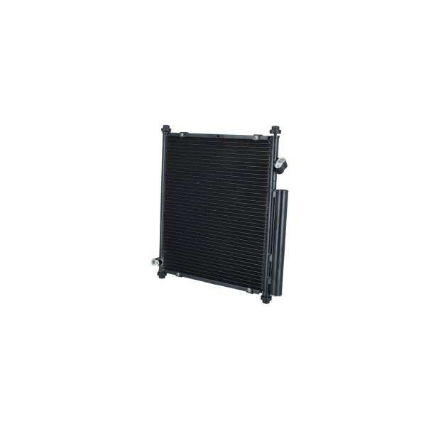 Condenser air conditioner with sealing ring NRF fits HONDA JAZZ