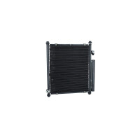 Condenser air conditioner with sealing ring NRF fits HONDA JAZZ
