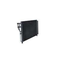 Air conditioning condenser with sealing ring NRF fits HYUNDAI GETZ