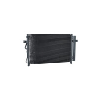 Air conditioning condenser with sealing ring NRF fits HYUNDAI GETZ