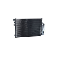 Air conditioning condenser with sealing ring NRF for DACIA LOGAN and others