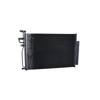Air conditioning condenser with dryer NRF for e.g. OPEL ANTARA