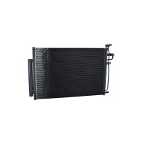 Air conditioning condenser with dryer NRF for e.g. OPEL ANTARA