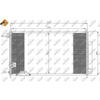 Air conditioning condenser with sealing ring NRF for HONDA ACCORD and others