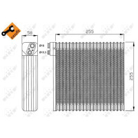 Verdampfer Klimaanlage kein Ventil 255 mm - 255 mm NRF für u.a. TOYOTA COROLLA