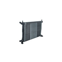 Kühler Motor Kühlrippen 500 - 360 mm Alu NRF für u.a. FORD FIESTA