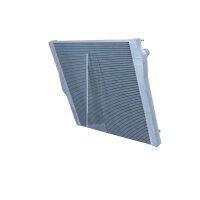 Radiator engine cooling cooling fins soldered 598 - 589 mm alu NRF for BMW X5