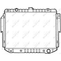 Kühler Motorkühlung Kühlrippen gelötet 686 - 476 mm Aluminium NRF für u.a. DODGE