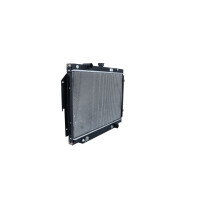 Kühler Motorkühlung Kühlrippen gelötet 686 - 476 mm Aluminium NRF für u.a. DODGE