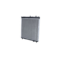 Kühler Motorkühlung Kühlrippen gelötet 402 - 380 mm Alu NRF für u.a. CITROËN C3