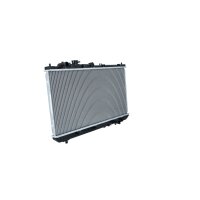 Kühler Motorkühlung Kühlrippen gelötet 699 - 350 mm Alu NRF für u.a. MAZDA 323