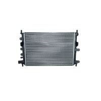 Kühler Motor Kühlrippen 525 - 378 mm Alu NRF für u.a. FORD ESCORT