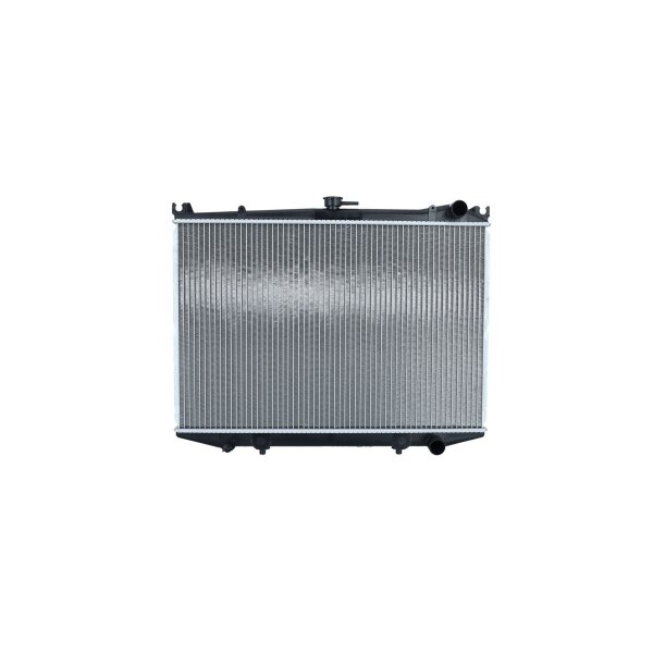 Kühler Motorkühlung Kühlrippen gelötet 647 - 430 mm Alu NRF für u.a. NISSAN PICK