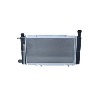 Kühler Motorkühlung Kühlrippen gelötet 485 - 268 mm Alu NRF für u.a. PEUGEOT 205