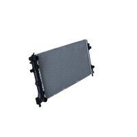 Kühler Motorkühlung Kühlrippen gelötet 650 - 308 mm Alu NRF für u.a. VW POLO