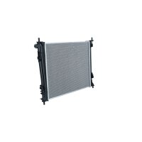 Radiator engine cooling cooling fins brazed 480 - 398 mm alu NRF for KIA SOUL