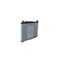 Radiator engine cooling cooling fins brazed 555 - 350 mm alu NRF for MAZDA 2
