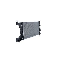 Radiator engine cooling 580 - 387 mm alu NRF for e.g. OPEL ASTRA
