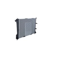 Kühler Motor Kühlrippen gelötet 492 - 406 mm Alu NRF für u.a. RENAULT MODUS