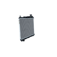 Kühler Motorkühlung Kühlrippen gelötet 498 - 373 mm Alu NRF für HYUNDAI GETZ