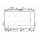 Radiator engine cooling 624 - 360 mm alu NRF for HYUNDAI MATRIX