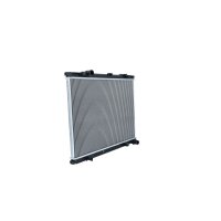 Radiator engine cooling 628 - 470 mm alu NRF for e.g. KIA SORENTO