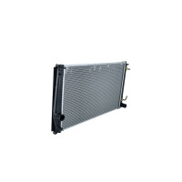 Kühler Motorkühlung Kühlrippen gelötet 670 - 402 mm Aluminium NRF für TOYOTA RAV