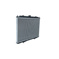 Kühler Motorkühlung Kühlrippen gelötet 686 - 450 mm Alu NRF für NISSAN X-TRAIL