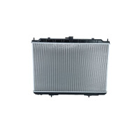 Kühler Motorkühlung Kühlrippen gelötet 686 - 450 mm Alu NRF für NISSAN X-TRAIL